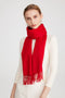 Aala Pure Cashmere Tasseled Scarf