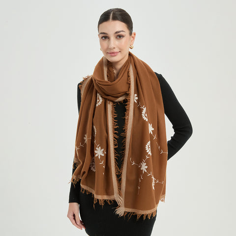 Dahlia Cashmere Wrap - Peili