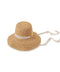 Jenka Raffia Crochet Cloche Hat With Chin Strap