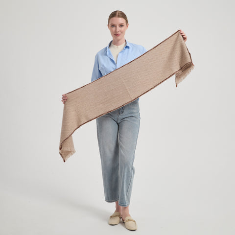 Dori Cashmere Scarf - Beige