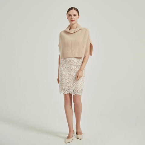 Kendra Cashmere Half Poncho - Peili