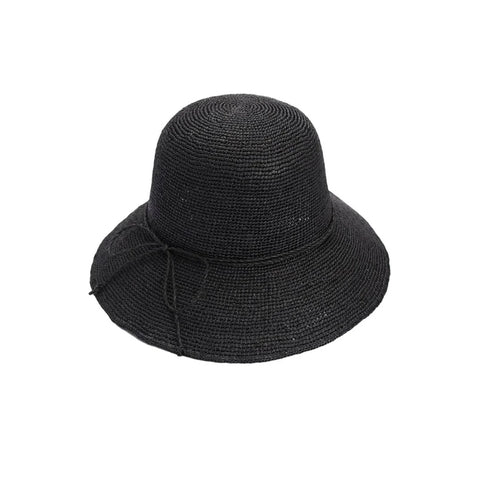Dale Raffia Crochet Cloche Hat
