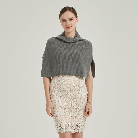 Kendra Cashmere Half Poncho