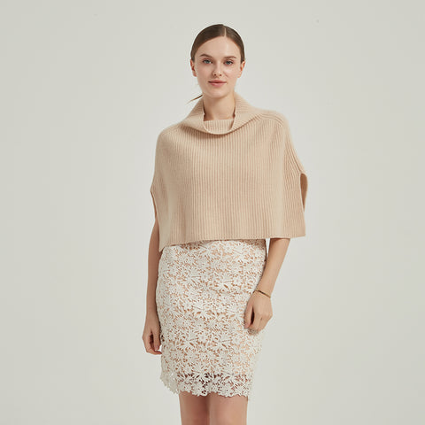 Kendra Cashmere Half Poncho
