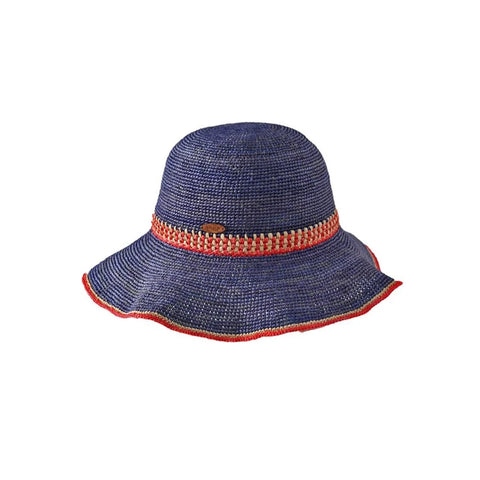 Olivia Raffia Crochet Cloche Hat