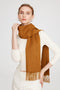 Aala Pure Cashmere Tasseled Scarf