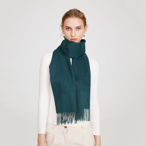 Aala Pure Cashmere Tasseled Scarf