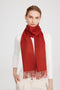 Aala Pure Cashmere Tasseled Scarf