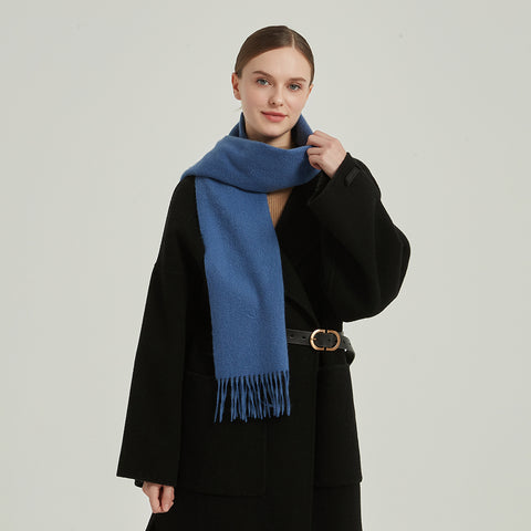 Aala Pure Cashmere Tasseled Scarf