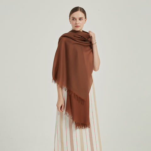Lena Reversible Featherlight Cashmere Scarf