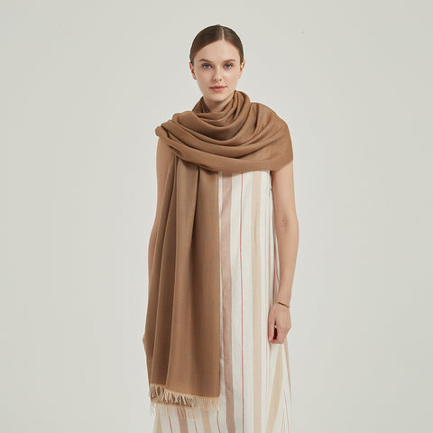 Lena Reversible Featherlight Cashmere Scarf