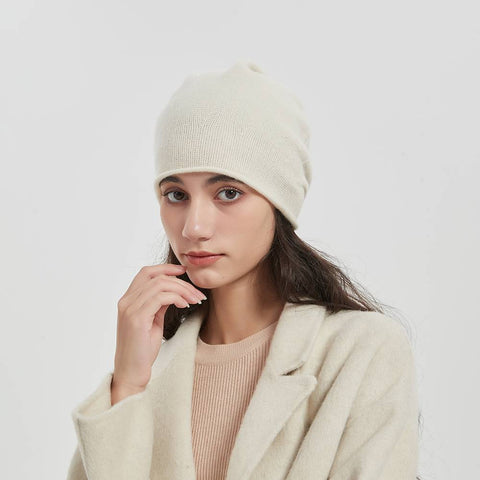 Bina Pure Cashmere Beanie
