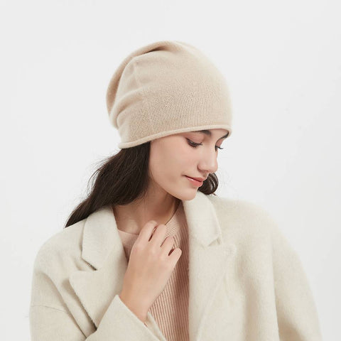 Bina Pure Cashmere Beanie