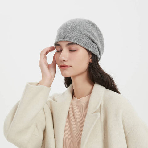 Bina Pure Cashmere Beanie