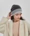 Jasmine Color Block Cashmere Beanie