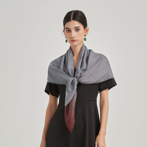 Inu Square Featherlight Cashmere Scarf