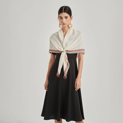 Keo Square Featherlight Cashmere Scarf