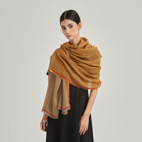 Elaina Reversible Featherlight Cashmere Scarf