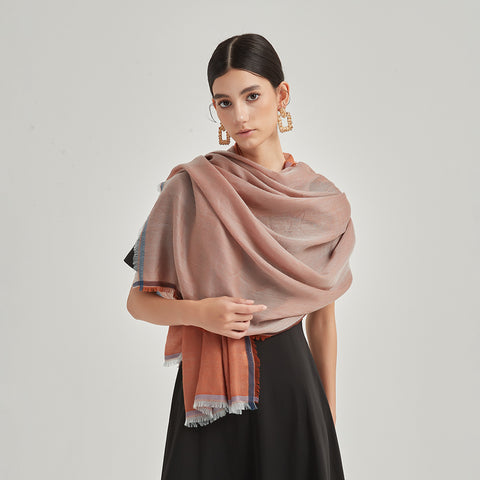 Elaina Reversible Featherlight Cashmere Scarf