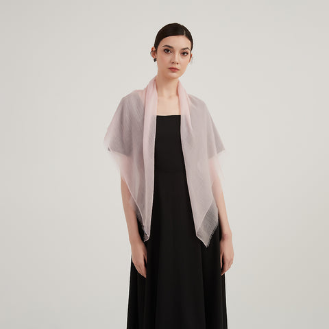 Lilia Square Featherlight Cashmere Scarf