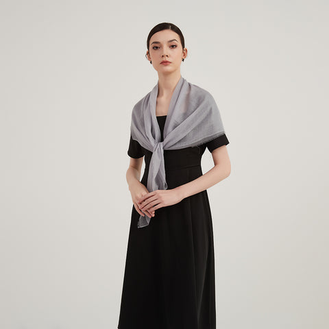 Lilia Square Featherlight Cashmere Scarf