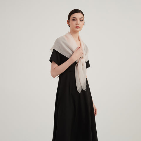 Lilia Square Featherlight Cashmere Scarf