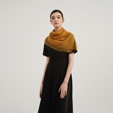 Lilia Square Featherlight Cashmere Scarf
