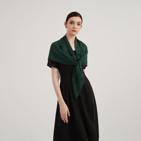 Lilia Square Featherlight Cashmere Scarf