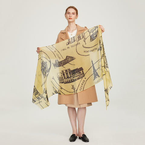 Caylie Featherlight Cashmere Scarf