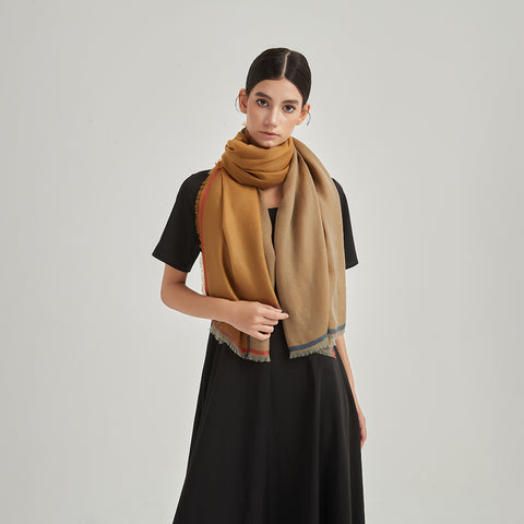 Elaina Reversible Featherlight Cashmere Scarf