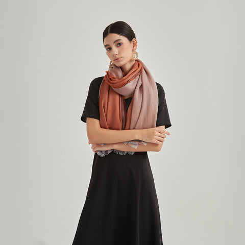 Elaina Reversible Featherlight Cashmere Scarf