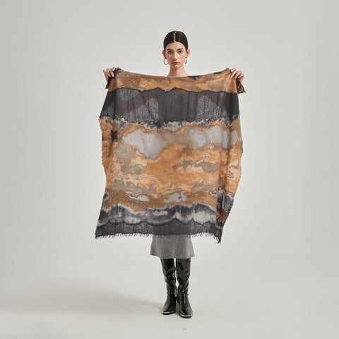 Faya Square Cashmere Wrap