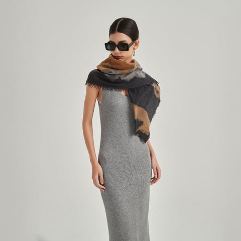 Faya Square Cashmere Wrap