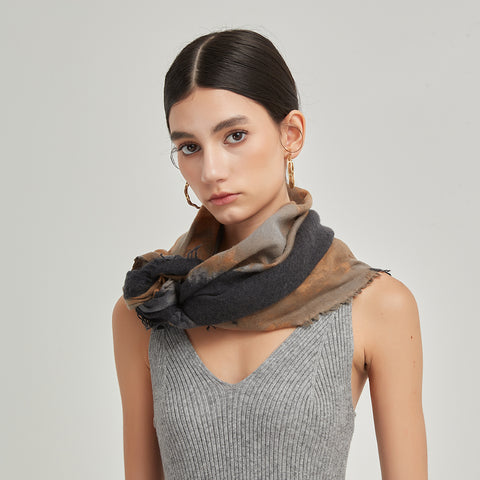 Faya Square Cashmere Wrap