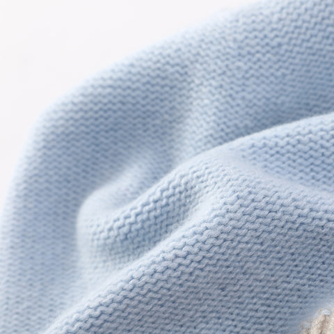 Jasmine Color Block Cashmere Beanie
