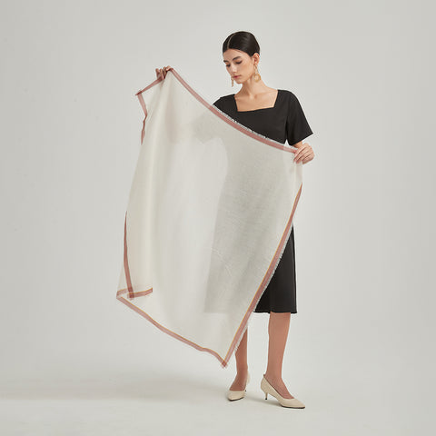 Keo Square Featherlight Cashmere Scarf