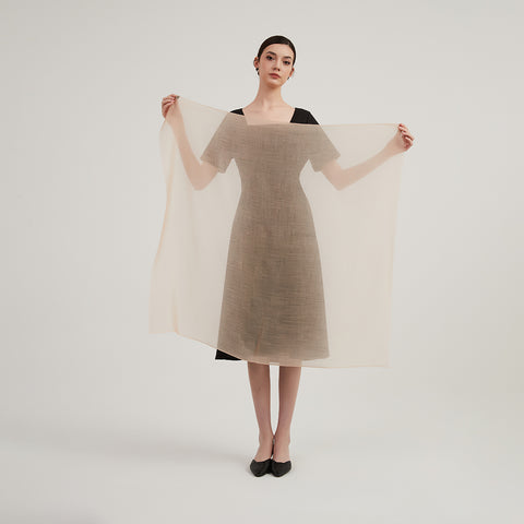 Lilia Square Featherlight Cashmere Scarf