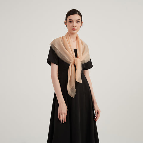 Lilia Square Featherlight Cashmere Scarf