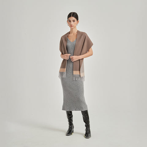 Lyla Reversible Cashmere Scarf