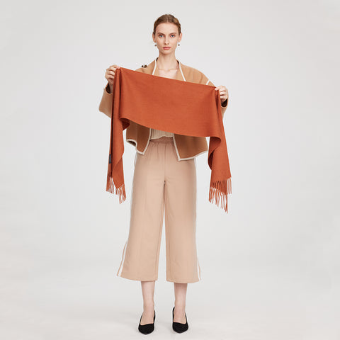 Aala Pure Cashmere Tasseled Scarf