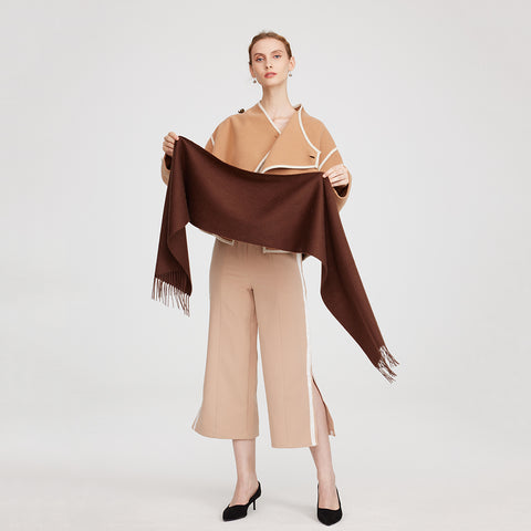 Aala Pure Cashmere Tasseled Scarf