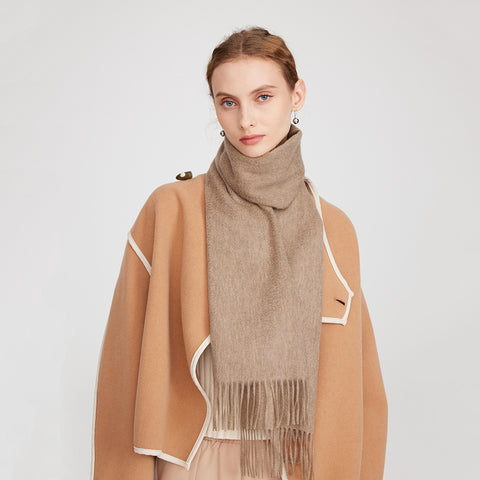 Aala Pure Cashmere Tasseled Scarf