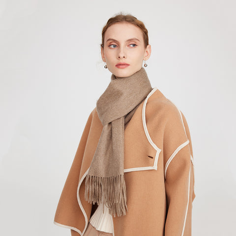 Aala Pure Cashmere Tasseled Scarf