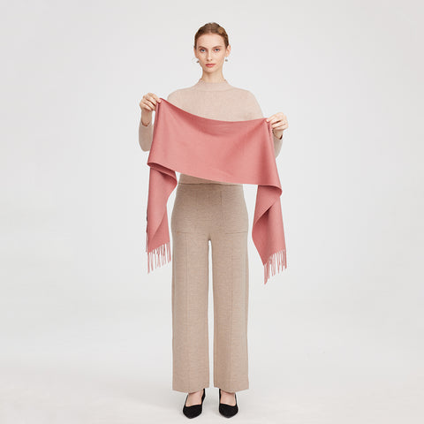Aala Pure Cashmere Tasseled Scarf