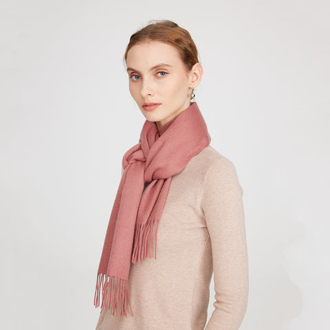 Aala Pure Cashmere Tasseled Scarf