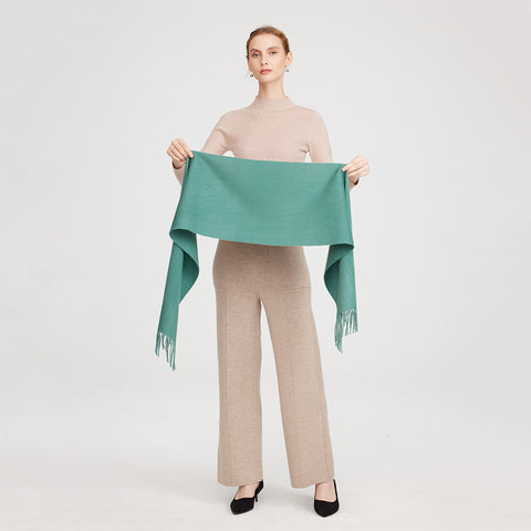 Aala Pure Cashmere Tasseled Scarf