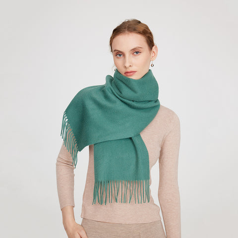 Aala Pure Cashmere Tasseled Scarf