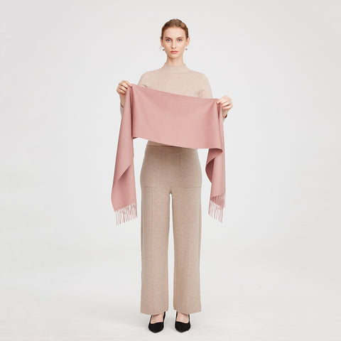 Aala Pure Cashmere Tasseled Scarf
