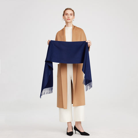 Aala Pure Cashmere Tasseled Scarf