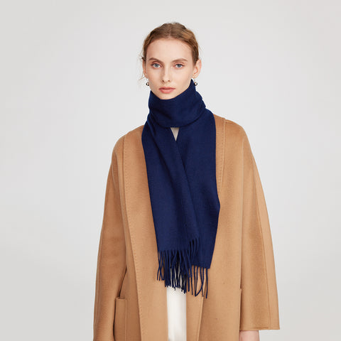 Aala Pure Cashmere Tasseled Scarf